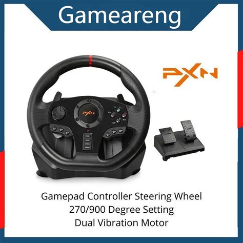 Pxn V3 V9 Pc Gaming Racing Steering Wheel V3ii 270 900 Degree Race Steering Wheel With Pedal