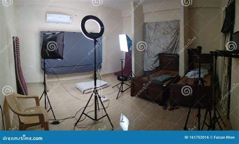 Studio Setup for Photography and Videography Stock Photo - Image of stand, studios: 161752016