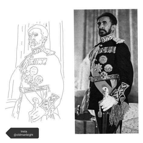 Haile Selassie Tattoo Stencil Haile Selassie Tattoo Haile Selassie