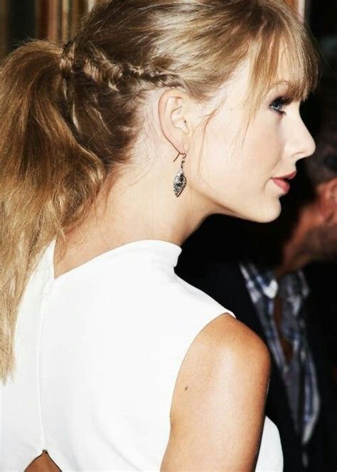 Taylor Swift Braided Pony Beauty Taylor Swift