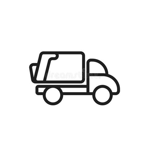 Garbage Truck Line Drawing Stock Illustrations 209 Garbage Truck Line