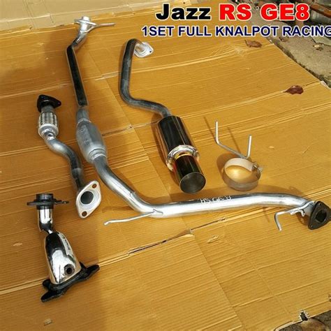 Jual Full Set Knalpot Racing Jazz RS GE8 Di Lapak GT Racing Knalpot