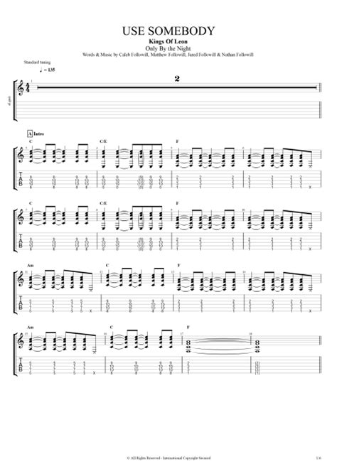 Sex On Fire Guitar Chords