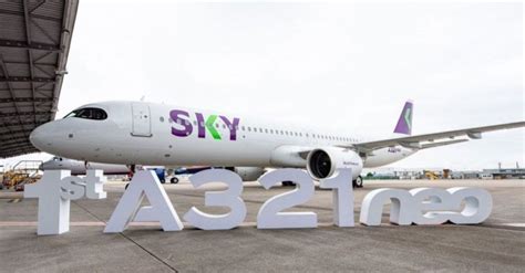 SKY recebe o Airbus A321neo e se torna a primeira aérea do Chile a