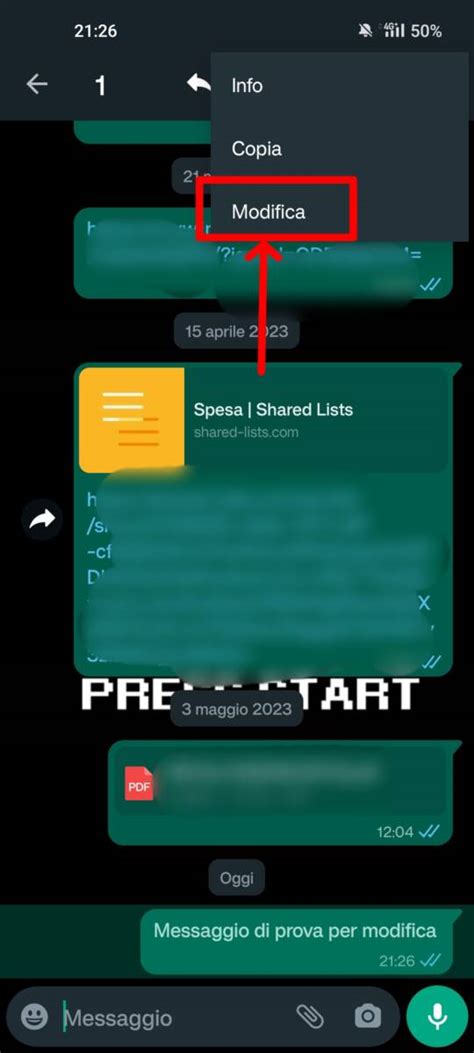 Come Modificare Messaggi WhatsApp