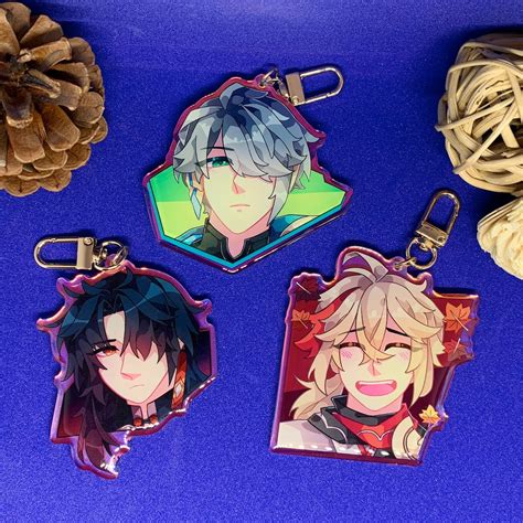 Eidelon Keychains Genshinhsr Etsy
