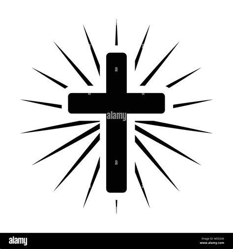 La Luz Que Sale De La Cruz Imagen Vector De Stock Alamy