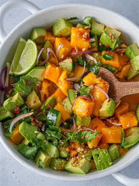 Mango Salad With Sweet Chilli Lime Dressing Simple Home Edit