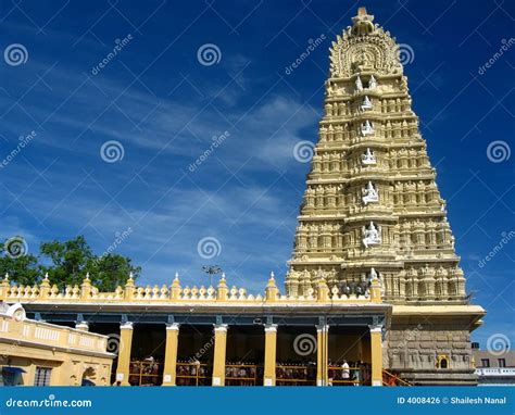 Chamundi Temple -II stock photo. Image of temple, calm - 4008426