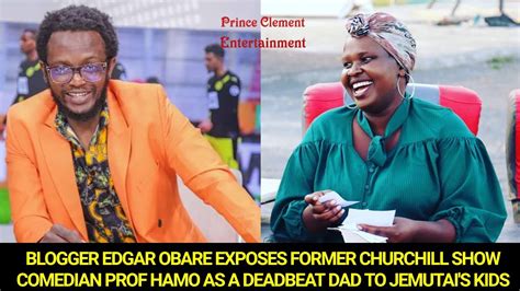 Edgar Obare Exposes Former Churchill Show Comedian Prof Hamo As A