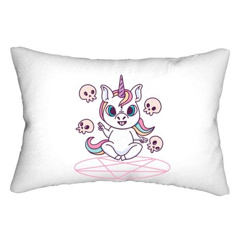 Pastel Goth Kawaii Cute Creepy Unicorn Pastel Ritual Summon Lumbar