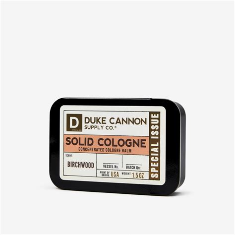 Duke Cannon Solid Cologne Birchwood Bespoke Post