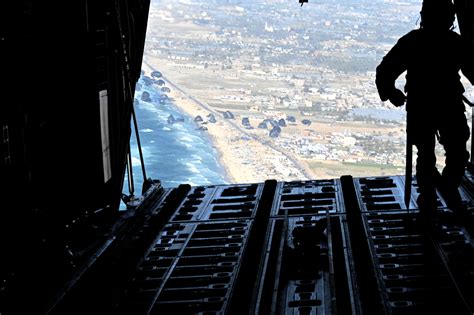 Usaf C S Conduct Humanitarian Aid Airdrops Into Gaza