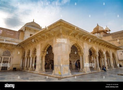 Sheesh Mahal Amber Fort Jaipur India Hi Res Stock Photography And