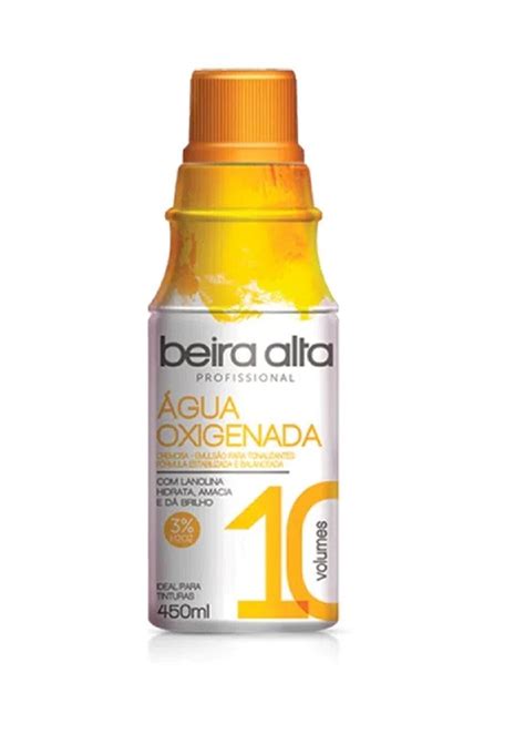 Água Oxigenada Beira Alta 450ml Volume 10 Lívia Distribuidora