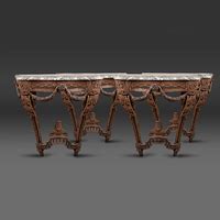 Quatre Consoles Louis XVI Soubrier Louer Tables Bureaux Console XVIIIe