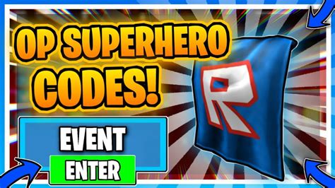 All New Secret Op Codes 🦸‍♂️ Hero Event Update 🦸‍♀️ Roblox Egg