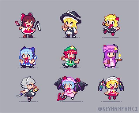 Hakurei Reimu Kirisame Marisa Remilia Scarlet Flandre Scarlet