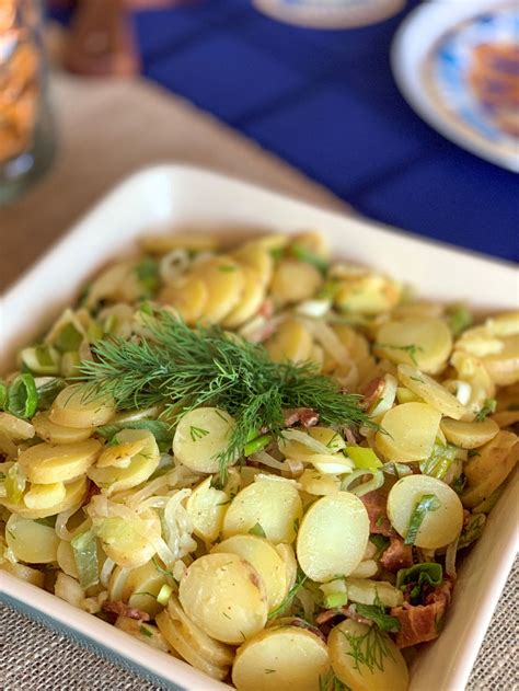 Bavarian Potato Salad Kartoffelsalat The Tiny Fairy