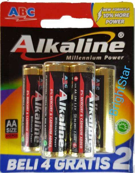 Baterai Abc Alkaline Aa A Pcs Pack Lazada Indonesia