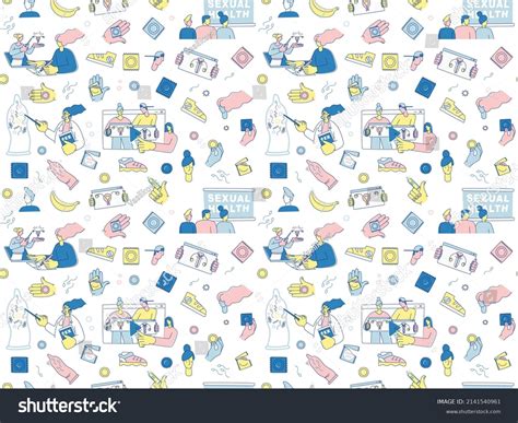 Sexual Health Say Yes Safe Sex Stock Vector Royalty Free