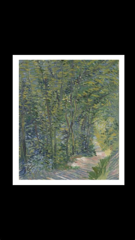 Vincent Van Gogh Path In The Woods Oil On Canvas X