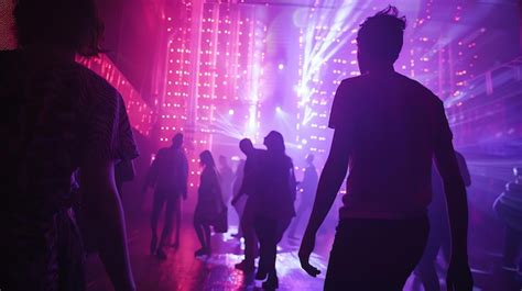 Premium Photo Clubbers Enjoy The Night Away Dancing To Electronic