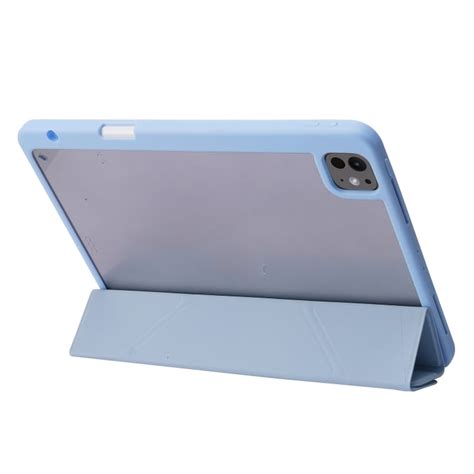 Para Ipad Air Funda Para Tableta De Cuero Acr Lico Transparente