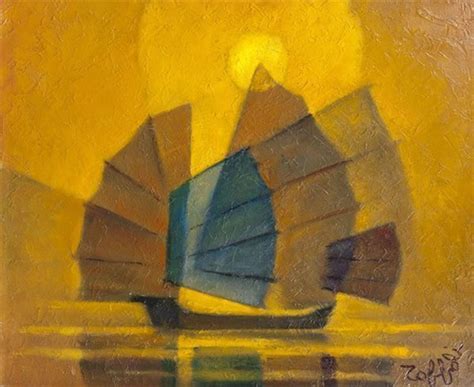 Jonque Au Soleil Couchant By Louis Toffoli On Artnet