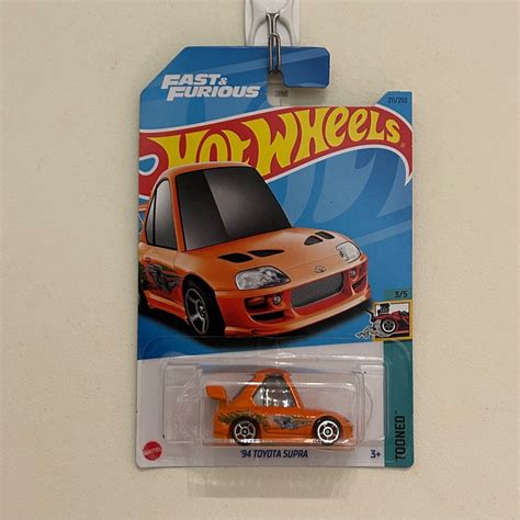 Hot Wheels Tooned 94 Toyota Supra Fast And Furious Hobbies Toys