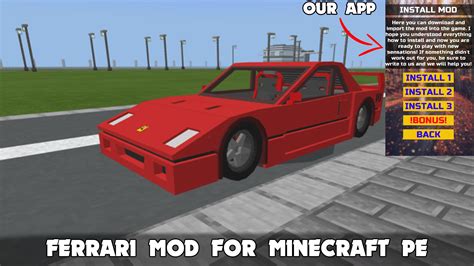 Ferrari Cars For Minecraft Pe Apk For Android Download