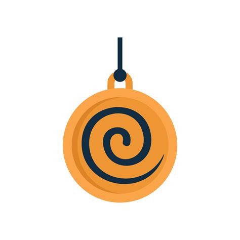 Icono De P Ndulo Espiral Vector Aislado Plano Vector En Vecteezy