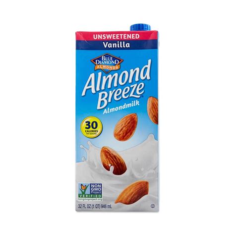 Almond Breeze Unsweetened Vanilla Almond Milk Thrive Market