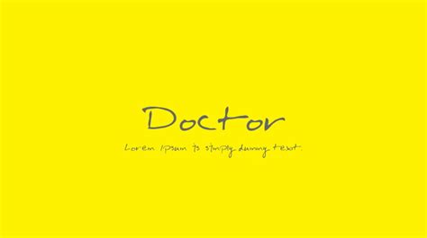 Doctor Font : Download Free for Desktop & Webfont