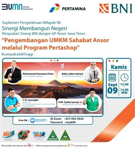 GP Ansor Jatim Gandeng BNI 46 Dan Pertamina Patra Niaga PW GP Ansor