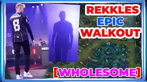 KC Rekkles EPIC Walkout To Stage KCORP Vs KOI Showmatch YouTube