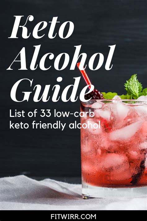 Keto Alcohol Guide With A List Of 33 Low Carb Keto Friendly Alcoholic Drinks To Enjoy When You