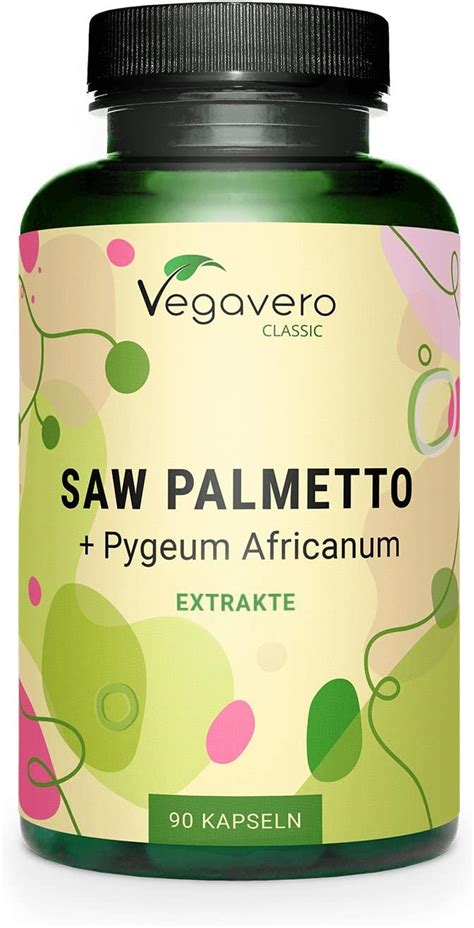 Saw Palmetto Mg Avec Pygeum Africanum Extraits Fortement Dos