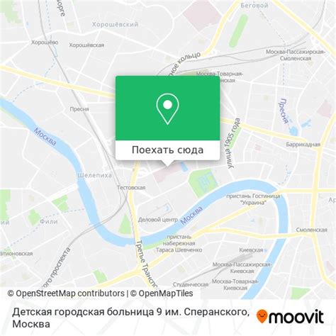 Как добраться до Детская городская больница 9 им. Сперанского в ...