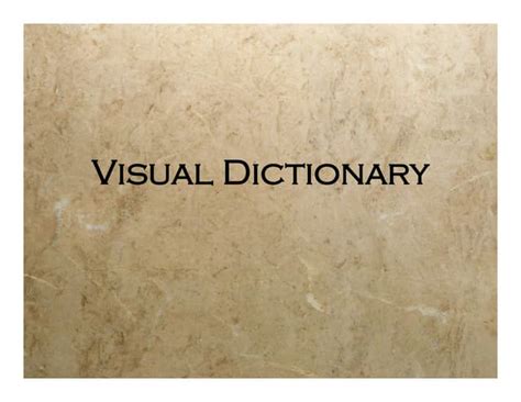 visual dictionary