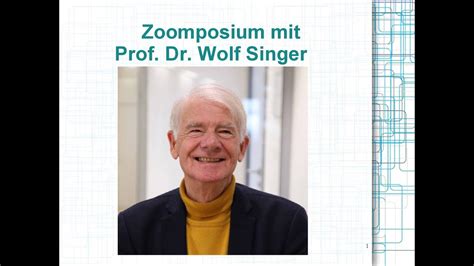 Kann Das Gehirn Das Gehrin Verstehen Zoomposium Mit Prof Wolf