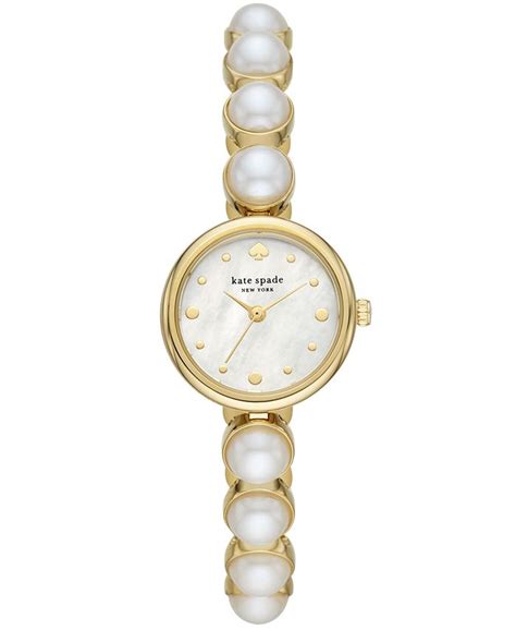 Kate Spade New York Monroe Gold Tone Stainless Steel And Faux Pearl