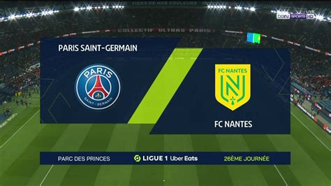 Ligue Matchday Paris Saint Germain Vs Fc Nantes