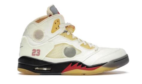 Buy Off White Jordan 5 Sail | Available at Snkr Bubble