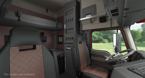 3D mack truck cabin - TurboSquid 1300228