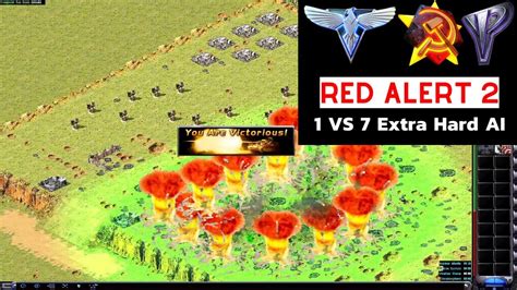 Red Alert 2 Yuris Revenge I 1 Great British Vs 7 Extra Hard Ai Youtube