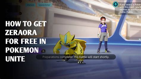 How To Get Zeraora For Free In Pokemon Unite The West News