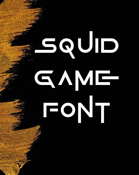 Squid Game Font Free Download