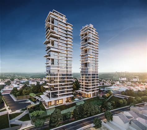 Edif Cio Residencial Contempor Neo Mai Terraces Em Curitiba Edif Cios