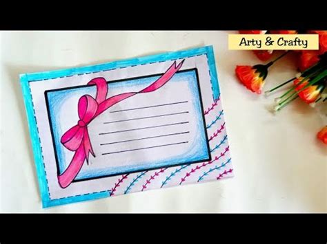 Ribbon Draw Easy Border Design On Paper Border Design For Project